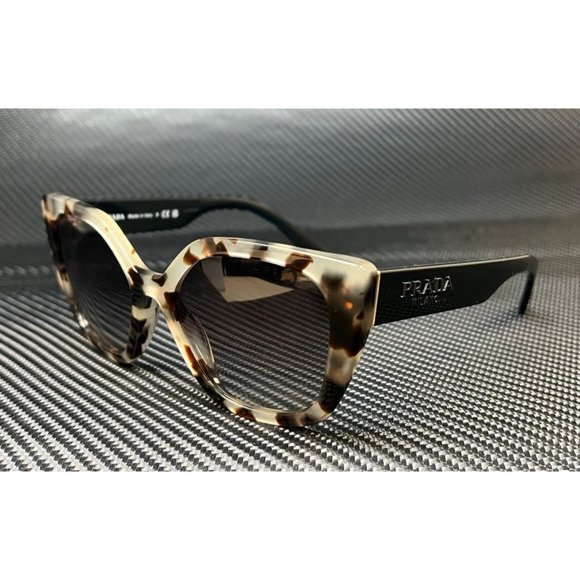 New Prada Women's Light Tortoise Sunglasses - Picture 5 of 5